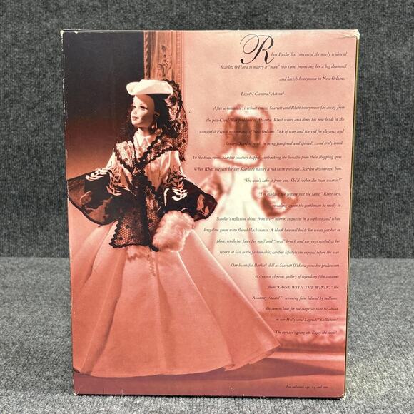 Vintage Barbie Scarlett O'Hara Gone With The Wind Doll 1994 Mattel Hollywood Leg - Picture 9 of 16